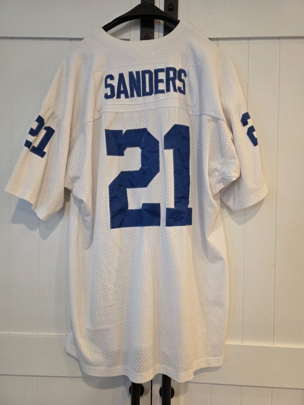 Mitchell & Ness Deion Sanders #21 Cowboys 1996-97 Throwback Authentic Jersey 56
